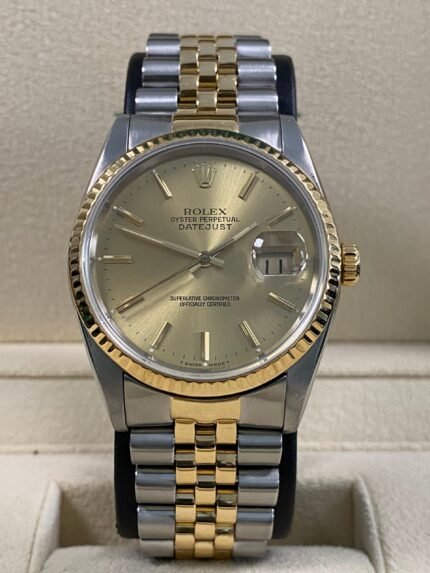 Rolex Datejust 36 - 1989 - Champagne Index Dial - 16233