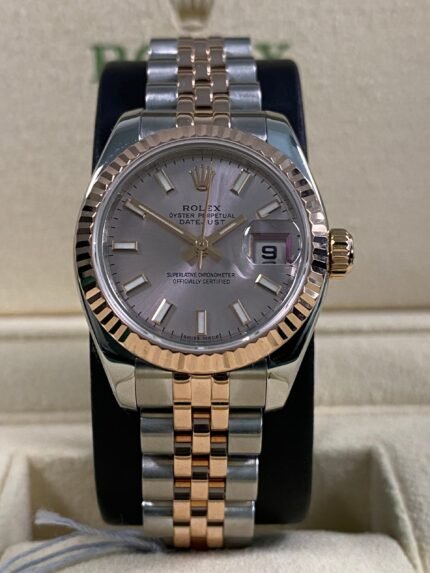 Rolex Lady-Datejust 26 - 2006 - Pink Index Dial - 179171 *FULL SET*