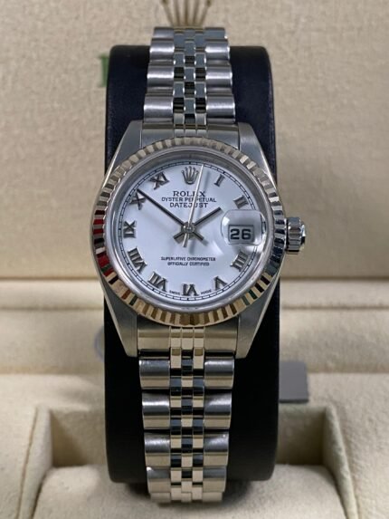 Rolex Lady-Datejust - 2004 - White Roman Dial - 79174 *FULL SET*