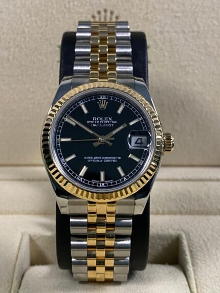 Rolex Lady-Datejust - 2021 - Black Index Dial - 178273 *FULL SET*