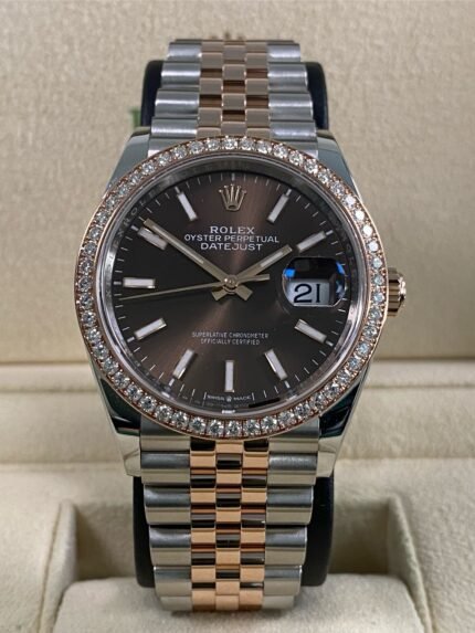 Rolex Datejust 36 - 2025 - Chocolate Index Dial - 126281RBR *FULL SET*