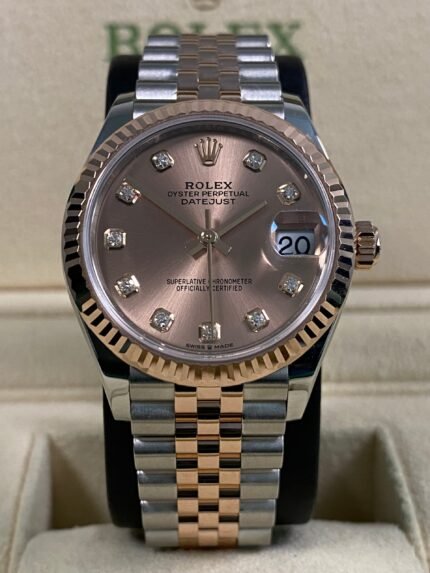Rolex Datejust 31 - 2021 - Pink Diamond Dial - 278271 *FULL SET*
