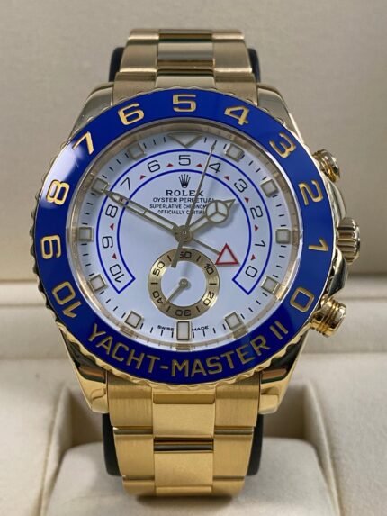 Rolex Yacht-Master II - 2020 - White Dial Mercedes Hands - 116688 *FULL SET*