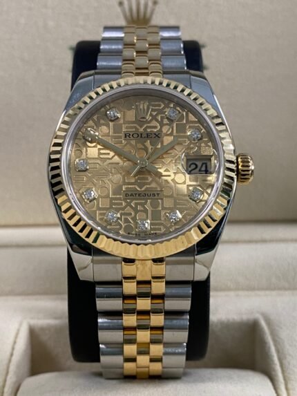 Rolex Lady-Datejust - 2013 - Computer Diamond Dial - 178273 *FULL SET*