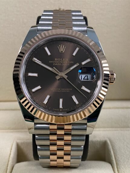 Rolex Datejust 41 - 2026 - Chocolate Index Dial - 126331 *FULL SET*