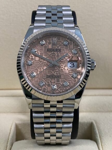 Rolex Datejust 36 - 2021 - Pink Anniversary Computer Diamond Dial - 126234 *FULL SET*