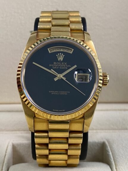 Rolex Day-Date 36 - 1989 - Onyx Dial - 18238 *FULL SET*