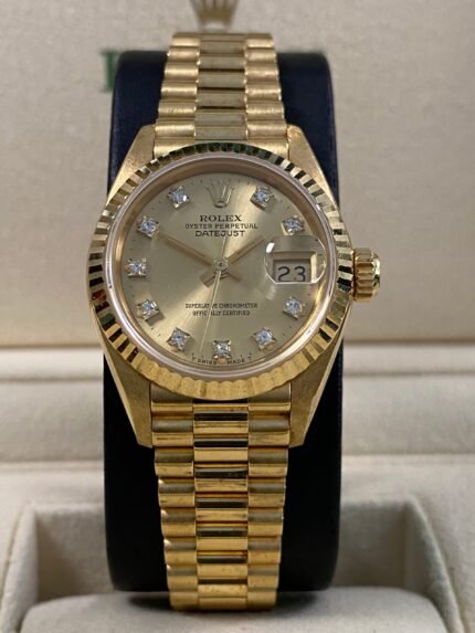 Rolex Lady-Datejust - 1990 - Champagne Diamond Dial - 69178 *UNPOLISHED*