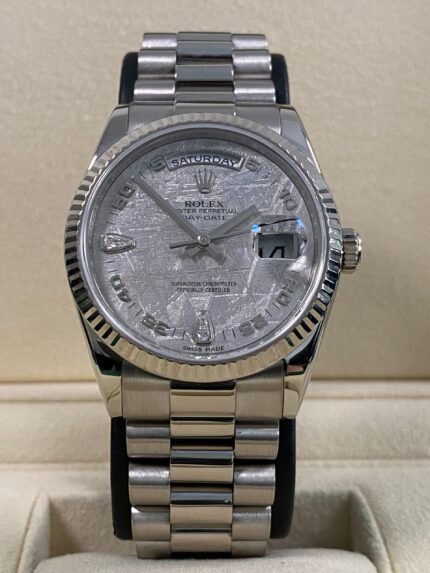 Rolex Day-Date 36 - Meteorite Tear Drop Dial - 118239 *RSC CARD*