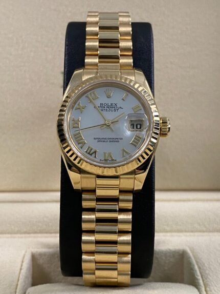 Rolex Lady-Datejust - 2009 - Mother-of-Pearl Roman Dial - 179178 *FULL SET*