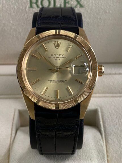 Rolex Oyster Perpetual Date - 1982 - Champagne Index Dial - 1501 *FULL SET*