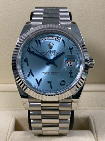 Rolex Day-Date 40 -  2024 - Ice Blue Arabic Dial - 228236 *FULL SET*
